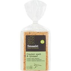 Foto van Smaakt bio cracker spelt & lijnzaad 200g bij jumbo