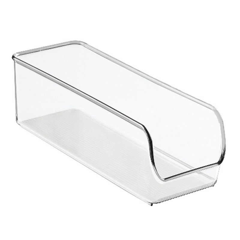 Foto van Idesign - open opbergbox, 28.2 x 9.1 x 8.9 cm, kunststof, transparant - idesign linus