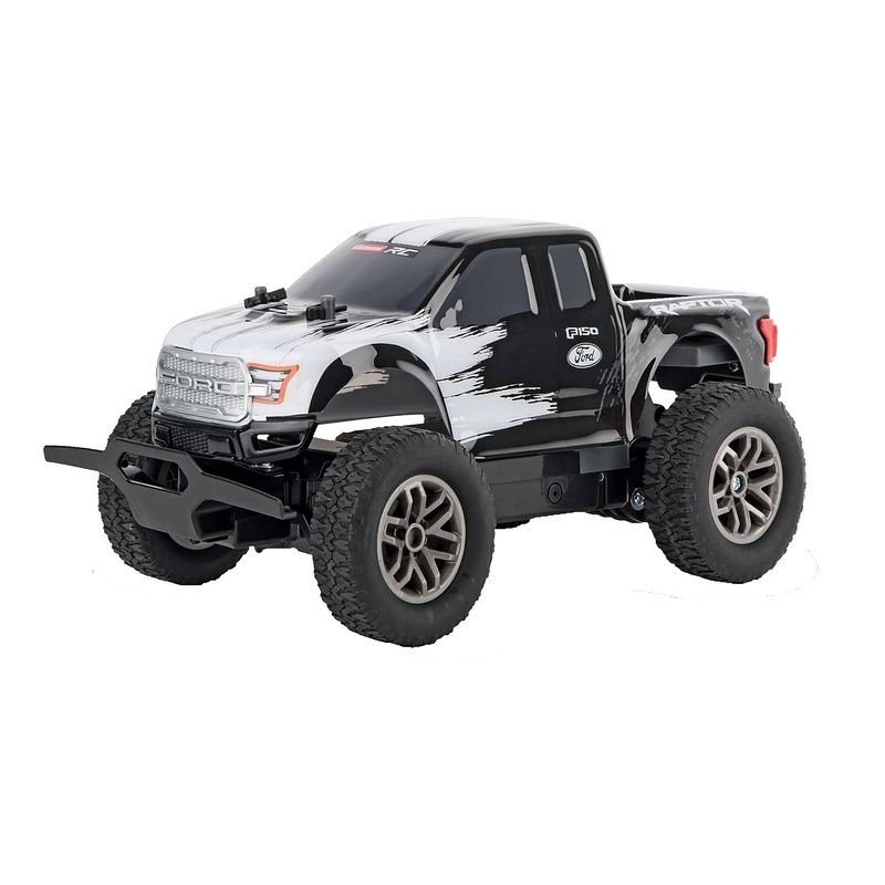 Foto van Carrera rc raceauto ford f-150 raptor 1:18 zwart/wit