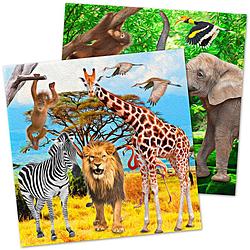 Foto van Folat servetten safari junior 33 cm papier 20 stuks