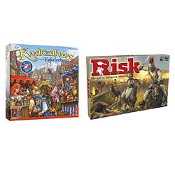 Foto van Spellenbundel - 2 stuks - de kwakzalvers van kakelenburg & hasbro risk