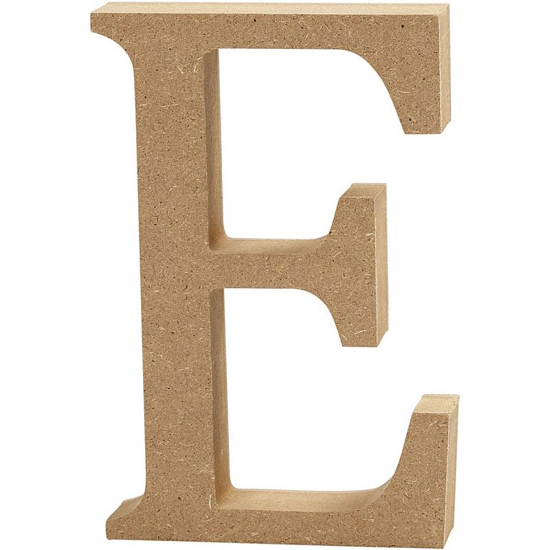 Foto van Creotime houten letter e 8 cm