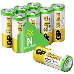 Foto van N batterij (lady) gp batteries super gp910a, lr01 alkaline 1.5 v 8 stuk(s)