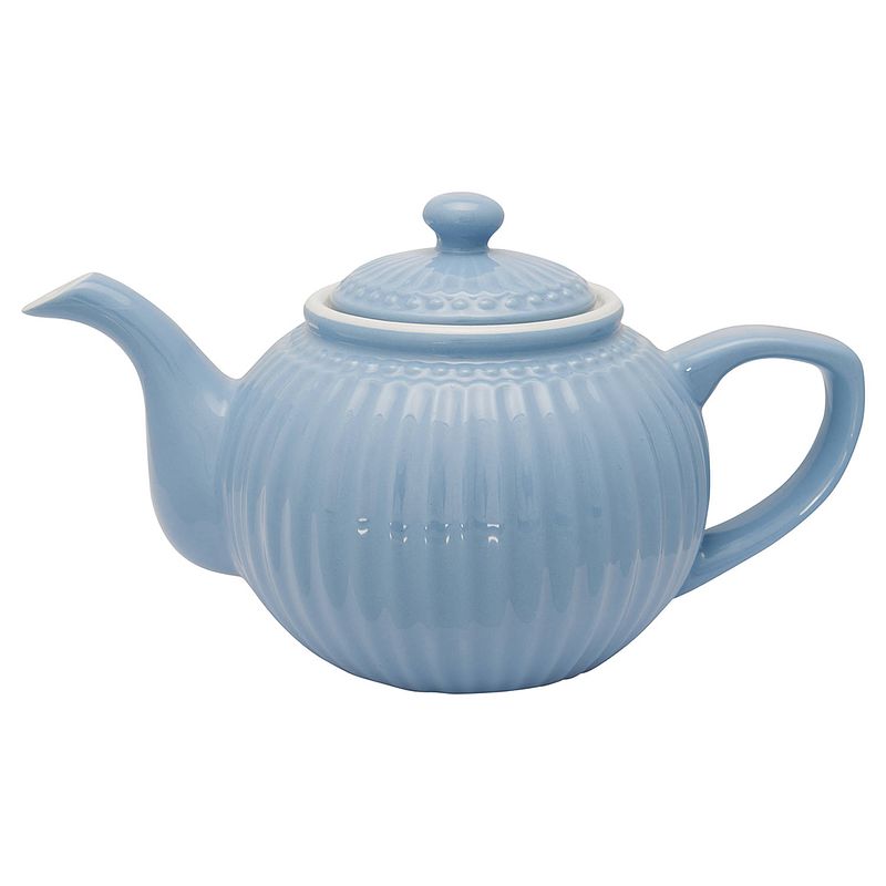 Foto van Greengate theepot alice nordic sky blue 1 liter - ø 17.5 cm