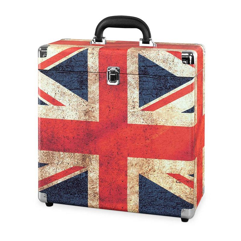 Foto van Victrola retro platenkoffer union jack