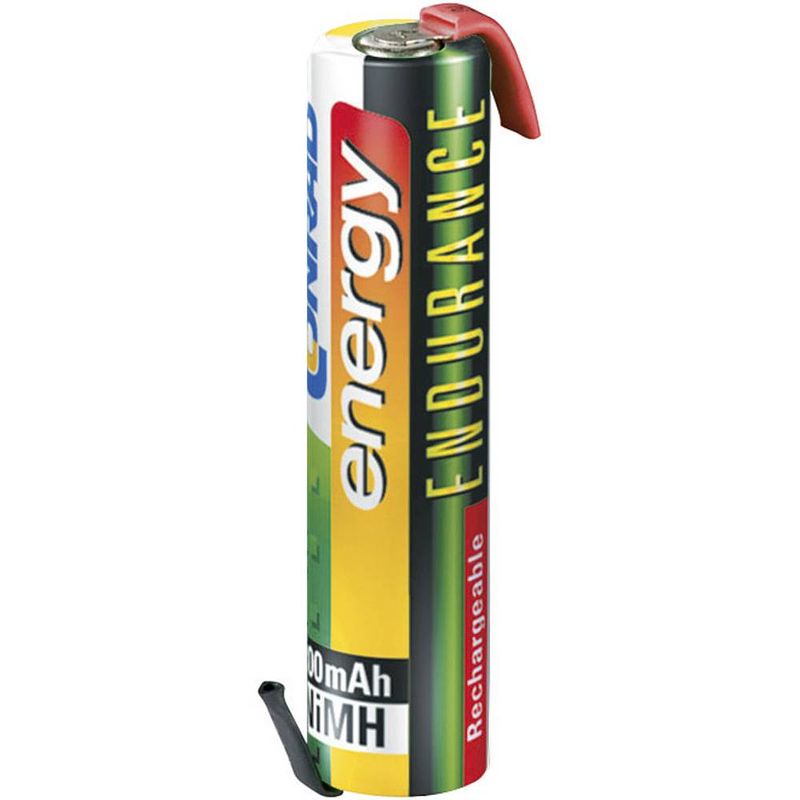 Foto van Conrad energy endurance zlf speciale oplaadbare batterij aaa (potlood) z-soldeerlip nimh 1.2 v 800 mah