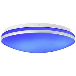 Foto van Brilliant g99573/75 midway led-plafondlamp led energielabel: f (a - g) 14 w wit, zilver