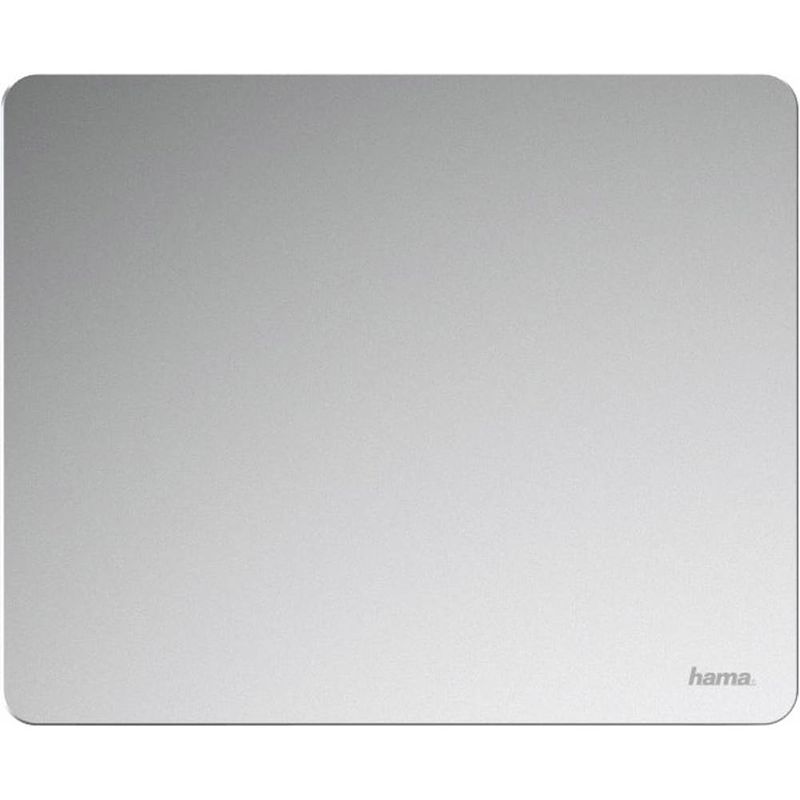 Foto van Hama aluminium muismat zilver (b x h x d) 220 x 3 x 180 mm