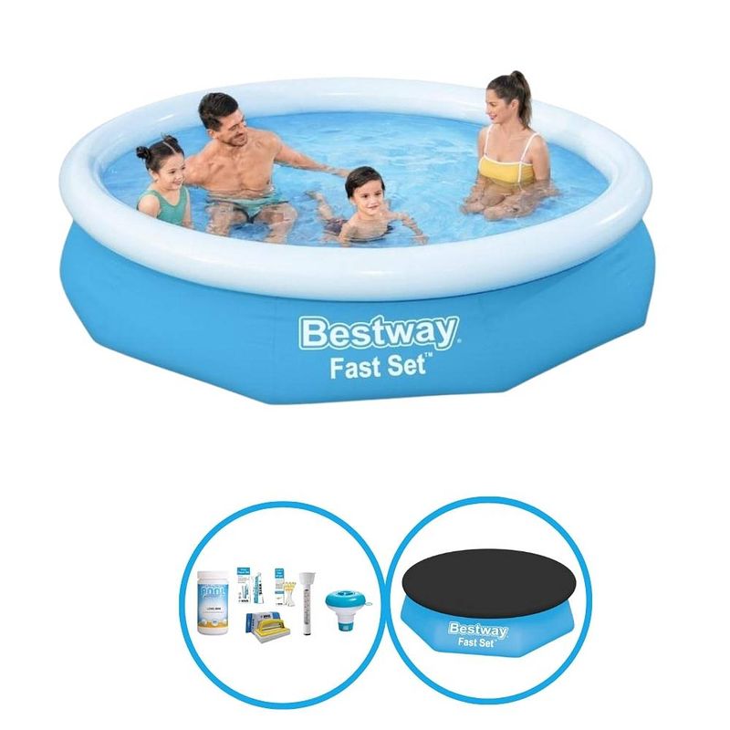 Foto van Bestway zwembad fast set 305x66 cm - zwembadpakket