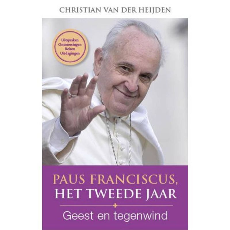 Foto van Paus franciscus het tweede jaar