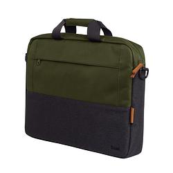 Foto van Trust lisboa draagtas voor laptop van 16 inch laptop tas groen