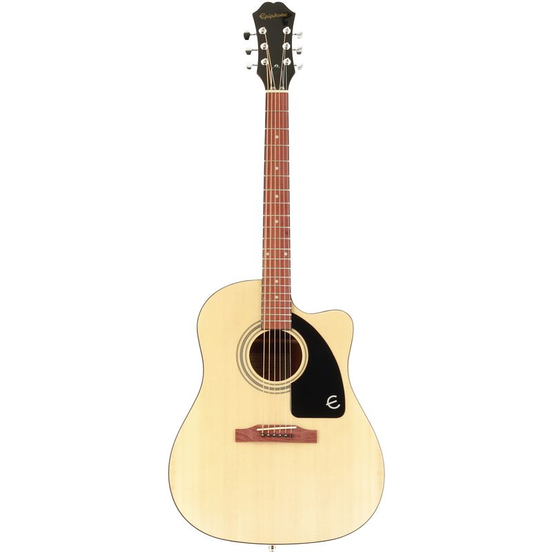 Foto van Epiphone j-15 ec natural elektrisch-akoestische westerngitaar