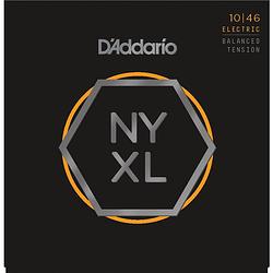 Foto van D'saddario nyxl1046bt nickel wound light balanced tension 10-46