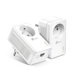 Foto van Tp-link av1000 gigabit passthrough powerline starter kit wifi adapter wit