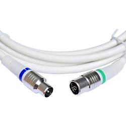 Foto van Technetix coax kabel (m) - (f) recht 1,5 meter