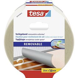 Foto van Tesa removable 55735-00014-11 bevestigingstape transparant (l x b) 25 m x 50 mm 1 stuk(s)