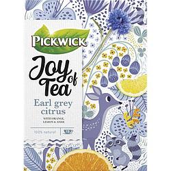 Foto van Pickwick joy of tea earl grey citrus zwarte thee 15 stuks bij jumbo