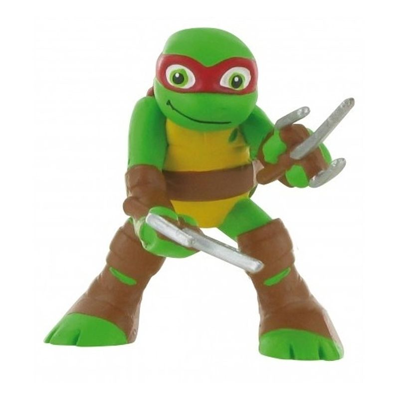 Foto van Comansi speelfiguur ninja turtles raphael 9 cm groen