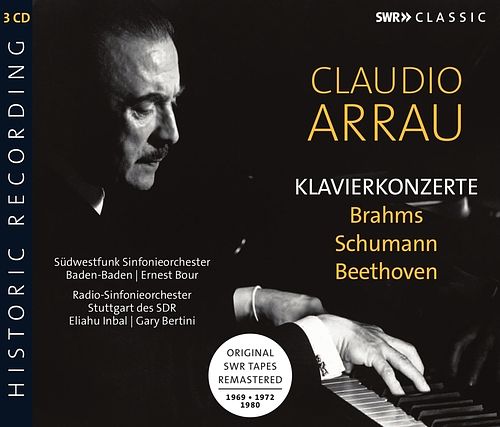 Foto van Claudio arrau plays piano concertos - cd (0747313908486)