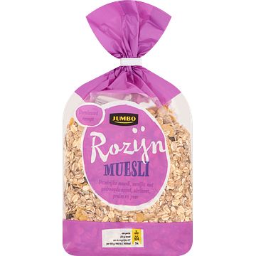 Foto van Jumbo rozijnen muesli 750g