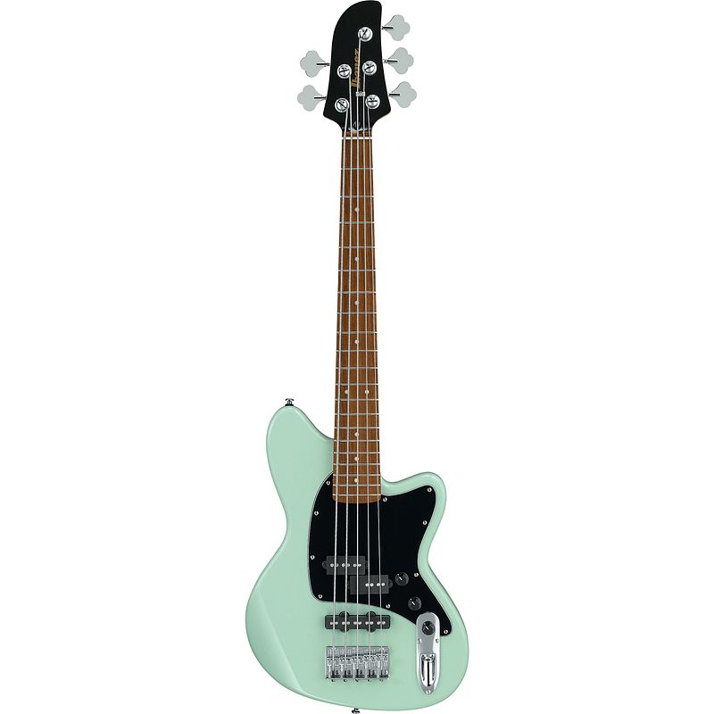 Foto van Ibanez tmb35-mgr mint green elektrische vijf-snarige basgitaar