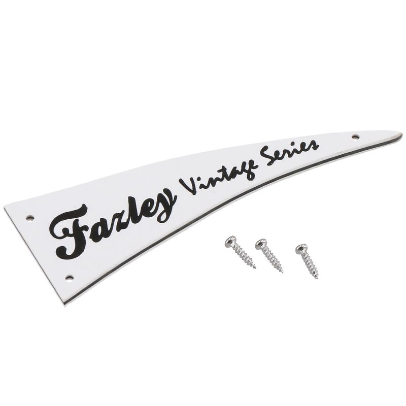 Foto van Fazley 10698 trussrod cover voor fazley frc618 wit