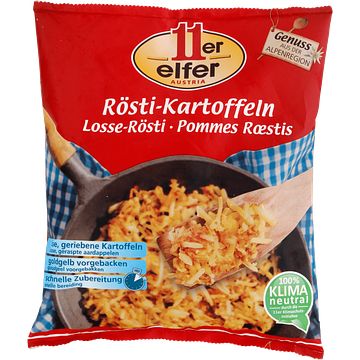 Foto van 11er elfer rosti aardappelen fijn gesneden 450g bij jumbo