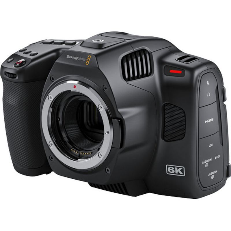 Foto van Blackmagic design pocket cinema camera 6k pro videocamera