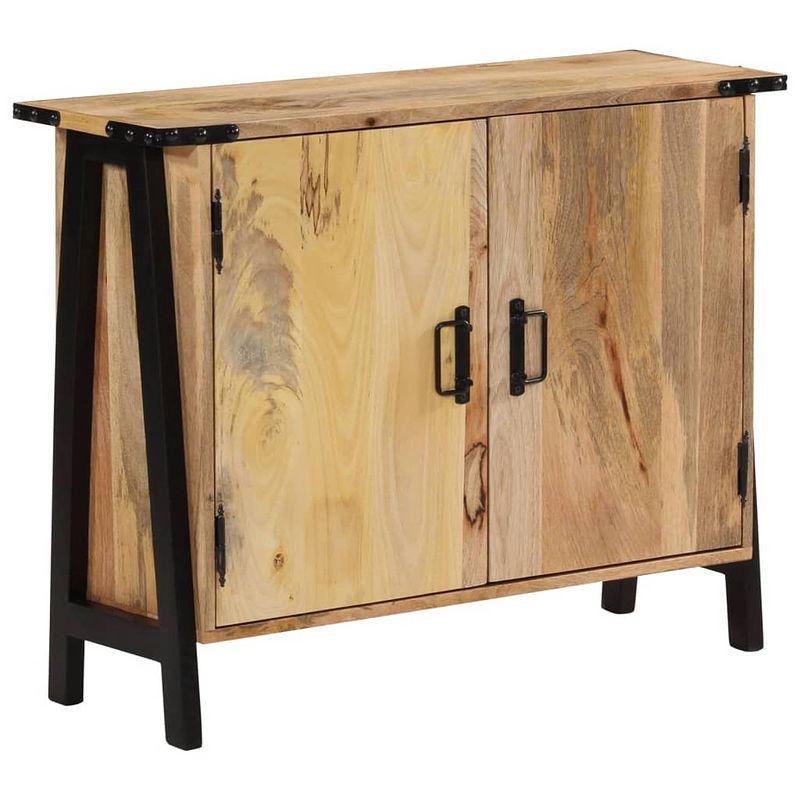 Foto van Vidaxl dressoir 88x30x69 cm massief mangohout