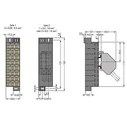 Foto van Wago 726-601 potentiaalklem spanveer toewijzing: l grijs 10 stuk(s)