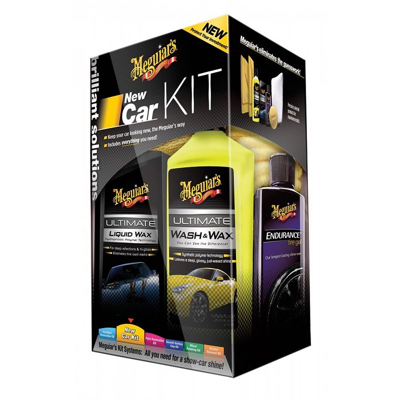 Foto van Meguiar's new car kit 8-delig