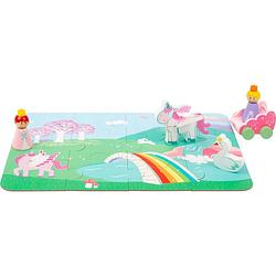Foto van Small foot speelset unicorn in een koffer meisjes 12-delig