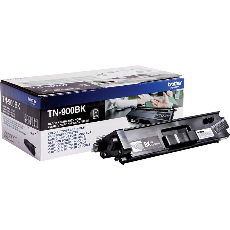 Foto van Brother toner tn-900bk tn-900bk-o origineel zwart 6000 bladzijden