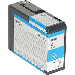 Foto van Epson inkt t5802 origineel cyaan c13t580200