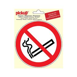 Foto van Pickup - pictogram rond 15cm verboden te roken