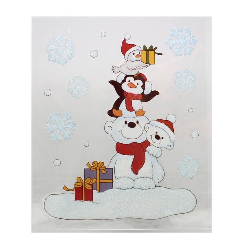 Foto van Peha stickervel kerst 28,5 x 34,5 cm wit 14-delig