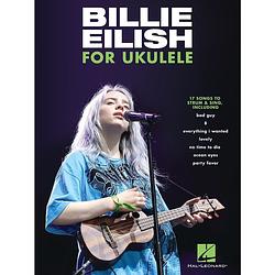 Foto van Hal leonard billie eilish for ukulele songboek voor ukelele