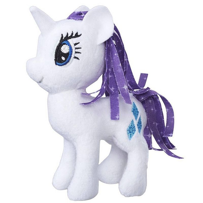 Foto van Hasbro knuffel my little pony rarity 13 cm wit/paars