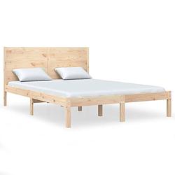 Foto van Vidaxl bedframe massief grenenhout 160x200 cm