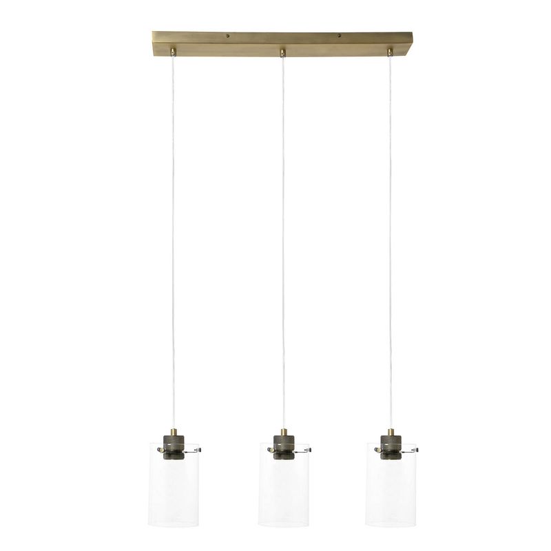 Foto van Light & living - hanglamp vancouver - 65x12x18.5 - brons