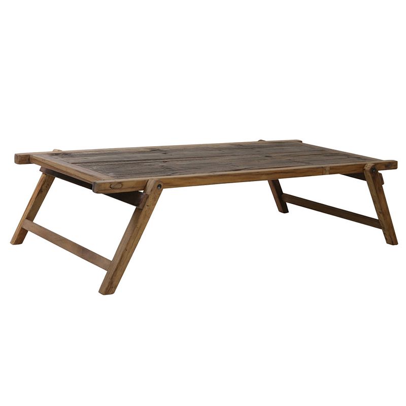 Foto van Light & living - salontafel military - 180x85x43.5cm - bruin