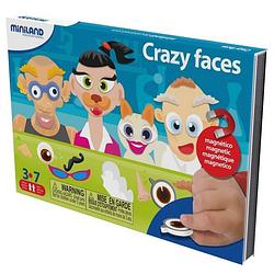 Foto van Miniland on the go magnetishc taal spel: crazy faces