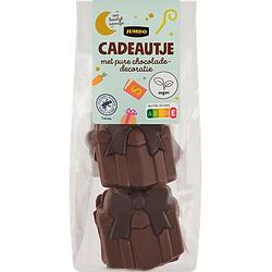 Foto van Jumbo cadeautje met melk en puur chocolade vegan 120g