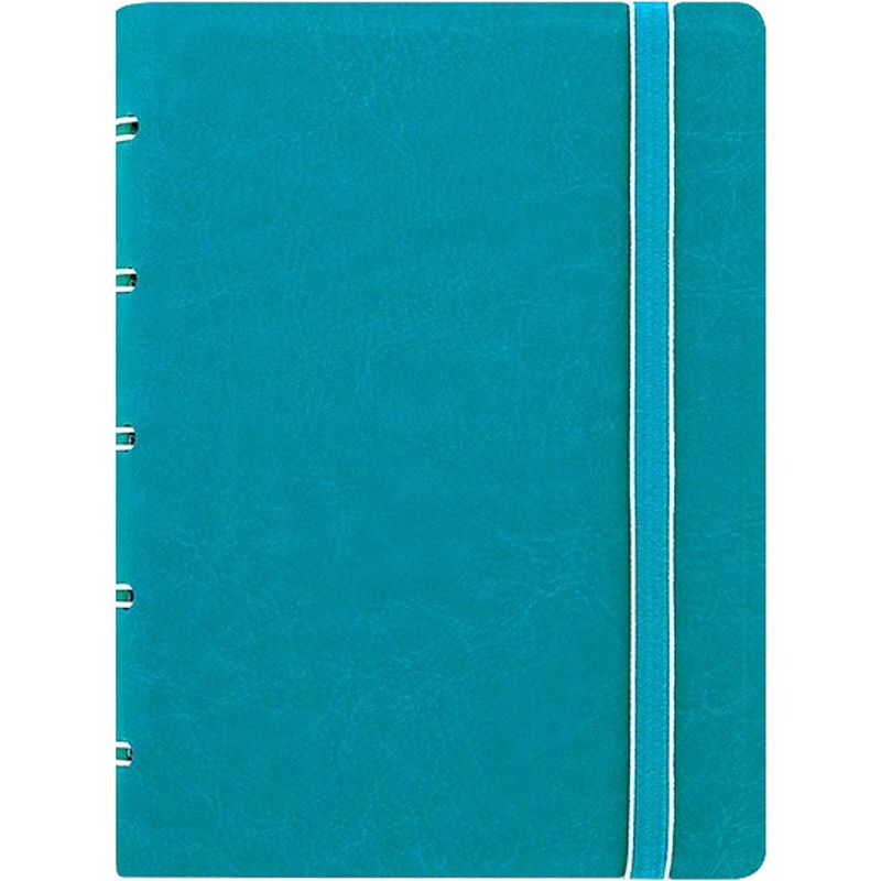 Foto van Filofax notitieboek pocket classic 14,4 x 10,5 cm kunstleer aqua