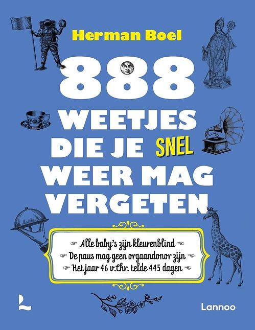 Foto van 888 weetjes die je snel weer mag vergeten - herman boel - ebook