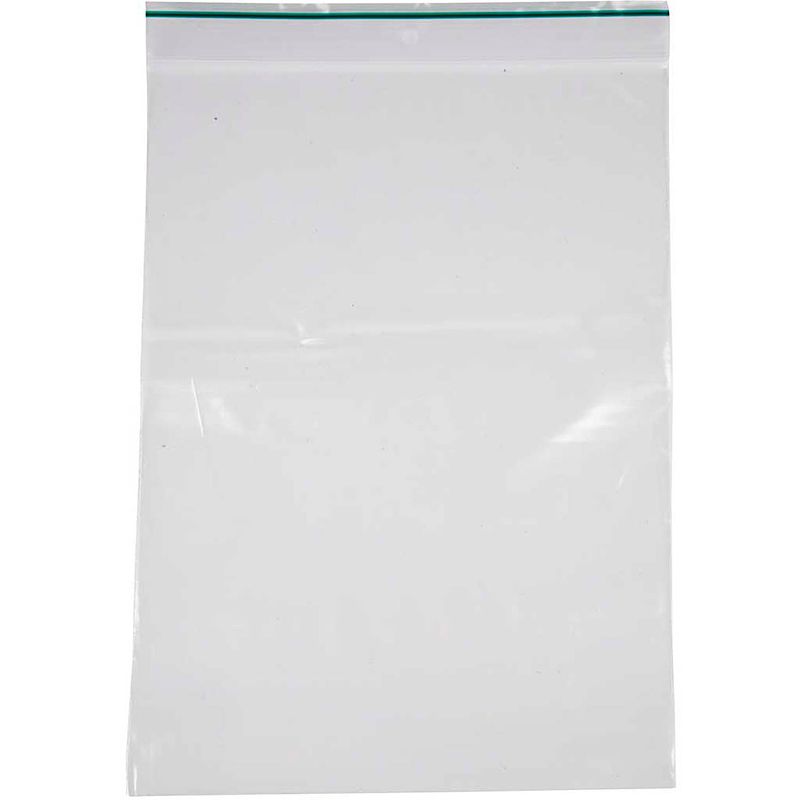 Foto van Packlinq zip lock zakjes. afm 17x23 cm. dikte 0.05 mm. 100 stuk/ 1 doos