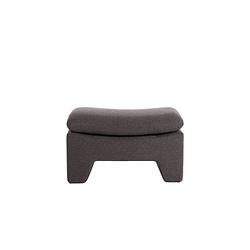 Foto van Pouf 80x40x48,5 cm dasha dark brown