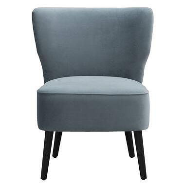 Foto van Fauteuil hasvik stax - velvet 96 blauw - leen bakker