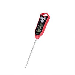 Foto van Brauch tp400 - thermometer - keukenthermometer - rvs - voedsel melk, vlees, bbq, water, rood