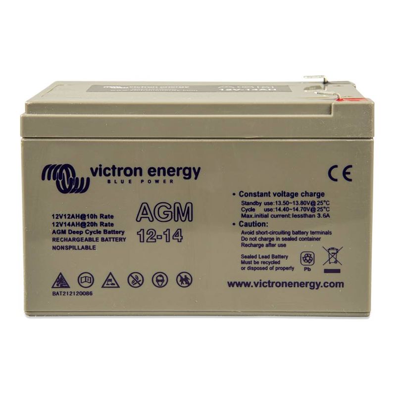 Foto van Victron energy loodaccu 12 v 14 ah loodgel (b x h x d) 151 x 101 x 98 mm onderhoudsvrij